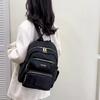 Women's Large Capacity Backpack Solid Color Commuter Bag for Women