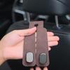 Premium Suede-Wrapped Car Headrest Hook - Foldable Design with ABS Hook for Universal Car Compatibility