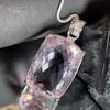 Natural Pendant Pink Topaz Emerald 925 Sterling Silver 98.40 Gems CERTIFIED My-409-k