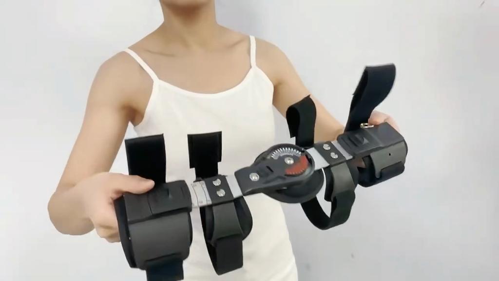 Регулируемый легкий и дышащий шарнирный ROM локтевой бандаж для восстановления после травм руки