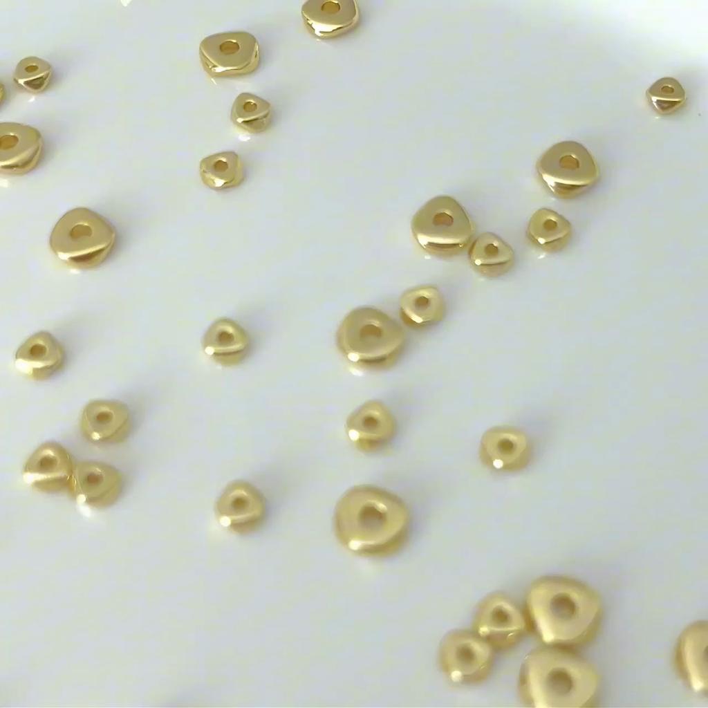 10 шт. медная треугольная перегородка из бисера для изготовления ювелирных изделий своими руками, аксессуары для рукоделия