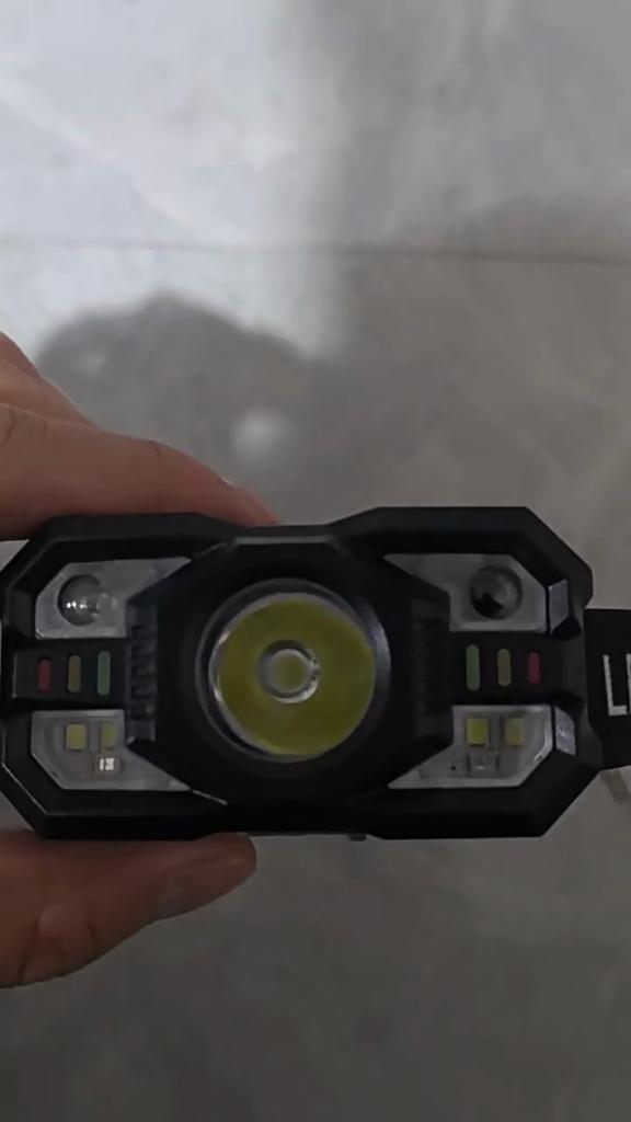 Светодиодный индукционный налобный фонарь с датчиком движения, USB-зарядка, 5 режимов, 1200 мАч для активного отдыха, кемпинга, бега, ночной рыбалки