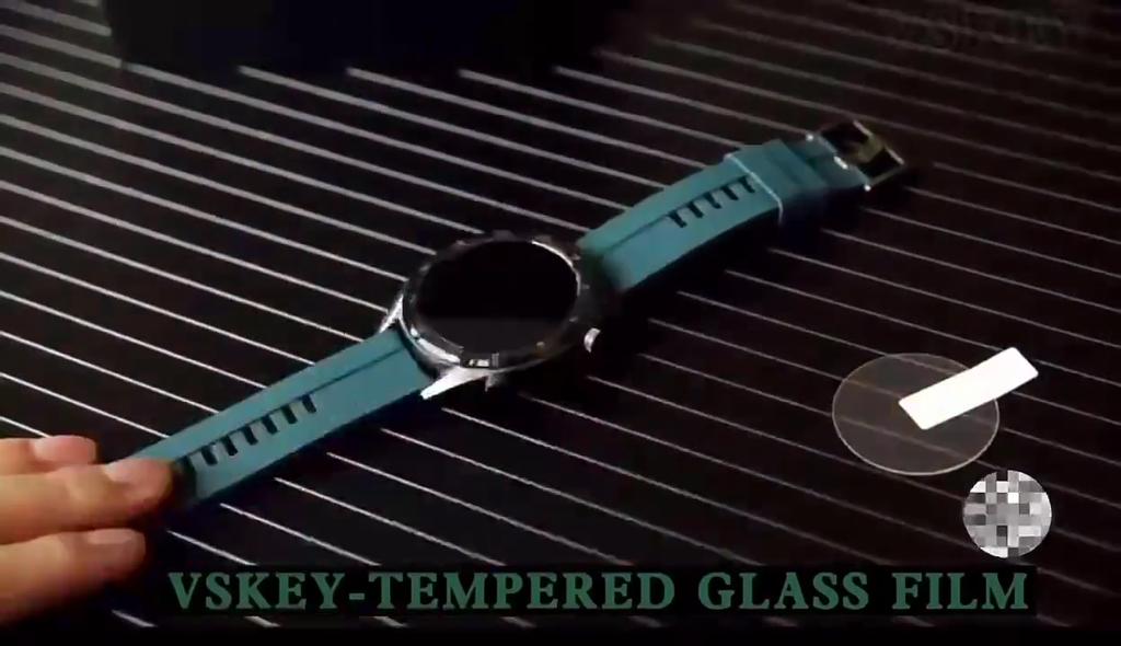 3Pcs Tempered Glass Film For Samsung Galaxy Watch 6 Pro 45mm Galaxy Watch 6 Classic 43mm 47mm HD Clear Full Screen Protector Film