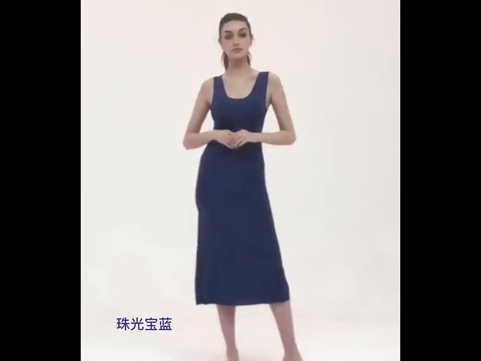 Plus Size Full Slips Dresses For Women Thin Seamless Ice Silk Summer Petticoat Underskirt Dress Sleeveless Inner Vest Dress 5XL