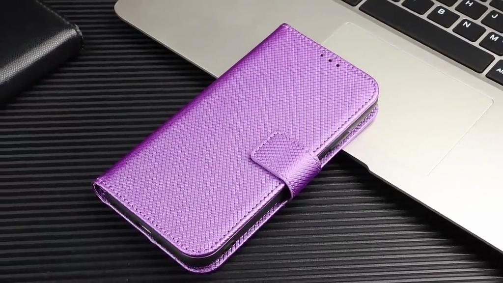 Magnetic Flip Diamond Grain Leather Phone Case For Bison X10G X10S NFC X10 Pro Wallet Card Slot Soft Silicone Phone Cover For Umidigi A11 Pro Max A11S
