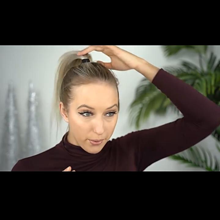 MISSQUEEN Women Fashion Long Wavy Ponytail Synthetic Fiber Natural Wavy Wrap Around Hair Extensions Daily Wear Long Wavy Hairpiece