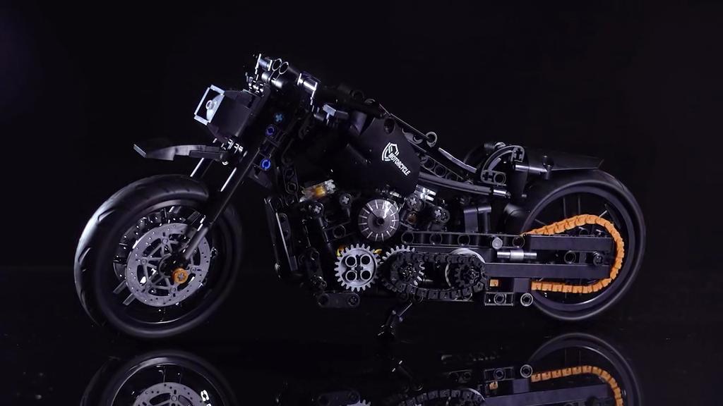 586 шт., классические строительные модели мотоциклов, блоки, мото шоссейный гонщик, кирпичи, рождественские подарки, игрушки для мальчиков, детей, взрослых, технические