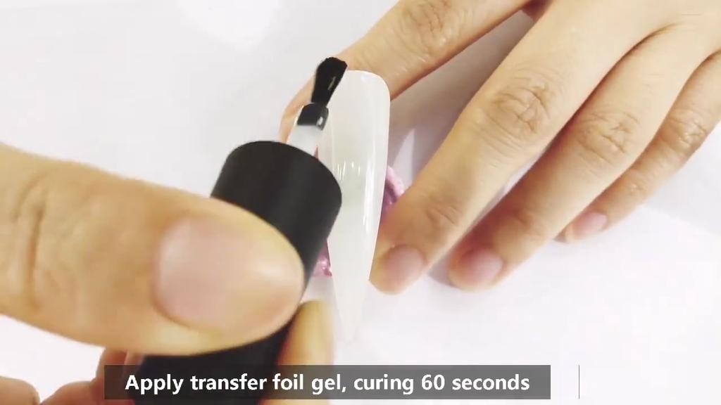 Гель-лак для стемпинга и переноса фольги 7,3 мл Soak Off UV/LED Легко наносится Маникюрный эмаль-гель
