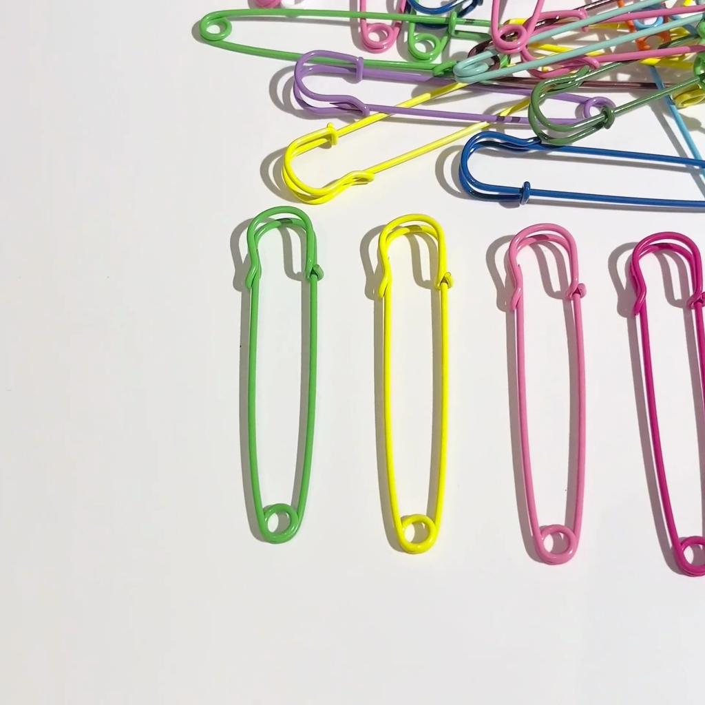 2/5Pcs Colorful 3 Holes Pins Brooch for DIY Making Decorations Clothing Fixator Supplies Accessories