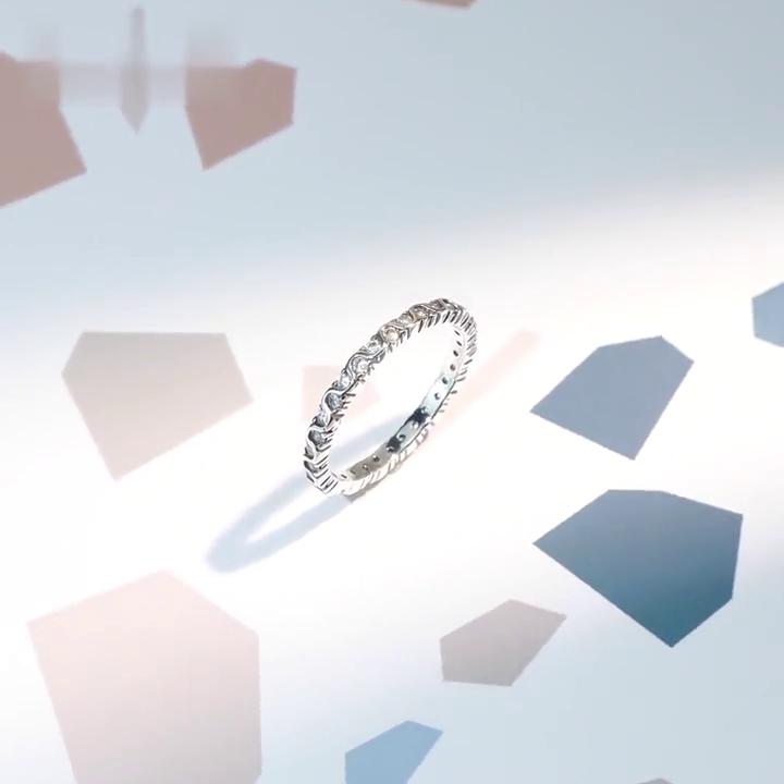 Tancise Classic стерлингового серебра 925 пробы кольцо с цирконом женские ювелирные изделия свадебное обещание вечерние подарок