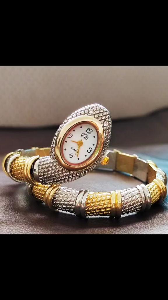 Women Quartz Watch Snake Watches Stainless Steel Bracelet Wristwatch Jewelry Gifts