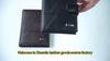 Men's Medium-Length Pu Leather Wallet with Multiple Card Slots Multi-Function Billfold Credit Card and Passport Holder