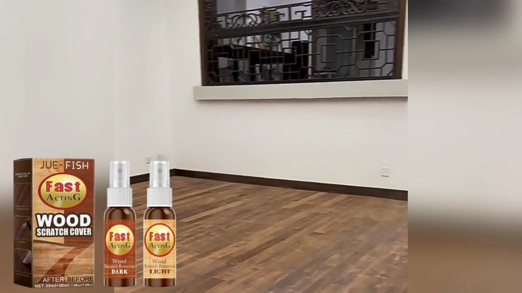 Ремонт царапин на деревянном полу. Заплатка от царапин. Спрей. Ремонт мебели. Ремонт подкраски.