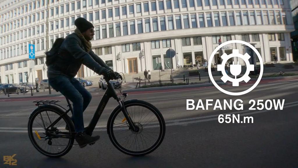 ONESPORT OT07 250W Mid-Drive Electric Bike, 36V 14Ah Battery, 110km Range, Hydraulic Brakes, Shimano 7-Speed,