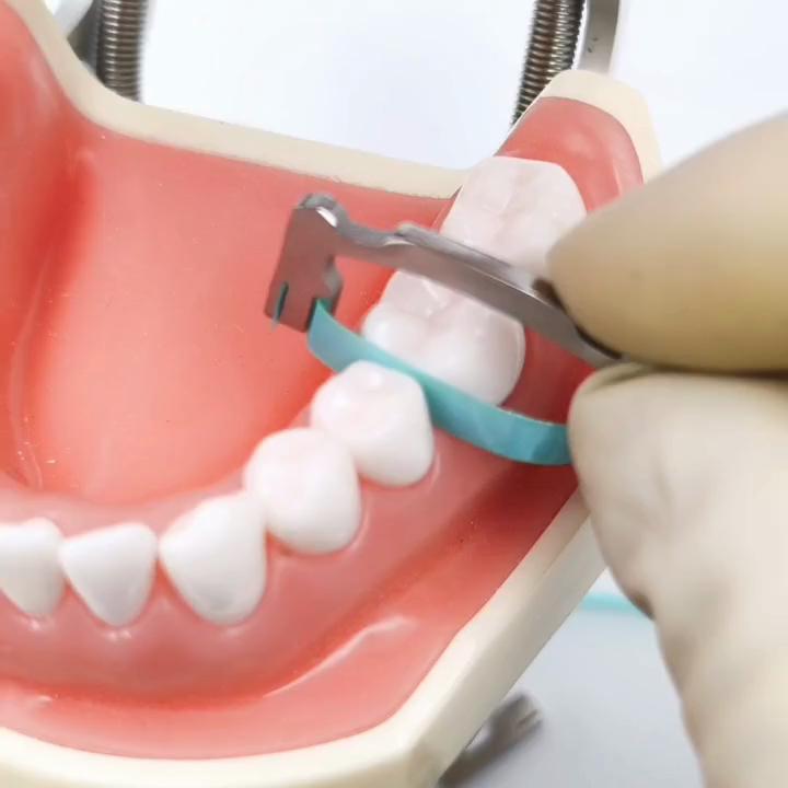 Держатель полоски для полировки зубов, металлический для низкой высокой коронки, полимерные полоски для полировки зубов, отбеливающий инструмент для стоматологии, автоклавируемый