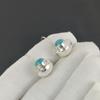 Серьги с натуральными драгоценными камнями Satnt Rosa Turquoise, серьги из стерлингового серебра 925 пробы, серьги-подвески ручной работы в стиле бохо из серебра, подарок на женский день