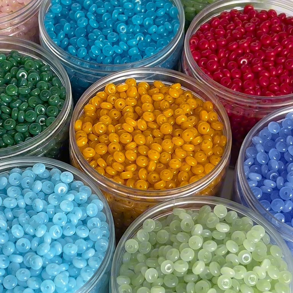 50 шт. Хрустальные чешские стеклянные бусины Абакус, бусины-семена для серег, браслетов, изготовления DIY ювелирных изделий, ремесленных аксессуаров