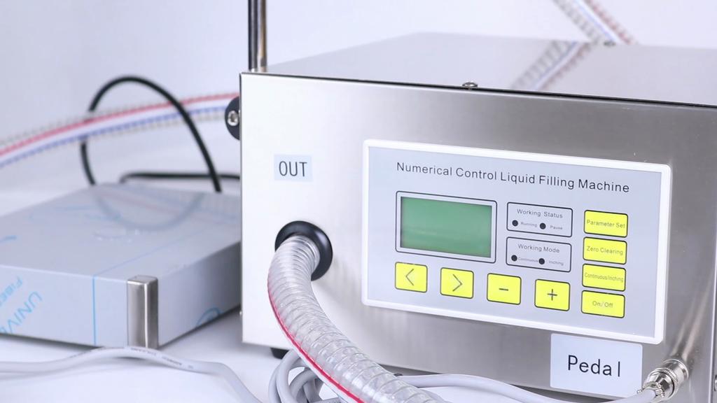 ZONESUN ZS-DP621W Semi automatic Liquid Weighing and Filling Machine Edible Oil Milk Diaphragm Pump Water Bottle Filler