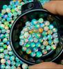 Multi Color Natural Ethiopian Round Shape Ethiopian Opal Cabochon Gemstone Bulk Lot, Loose Gemstone Lot.