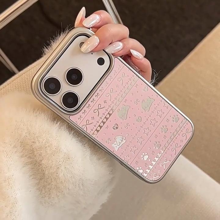 Розовый чехол-кролик для iPhone 16, iPhone 17 и iPhone 17 Pro Max