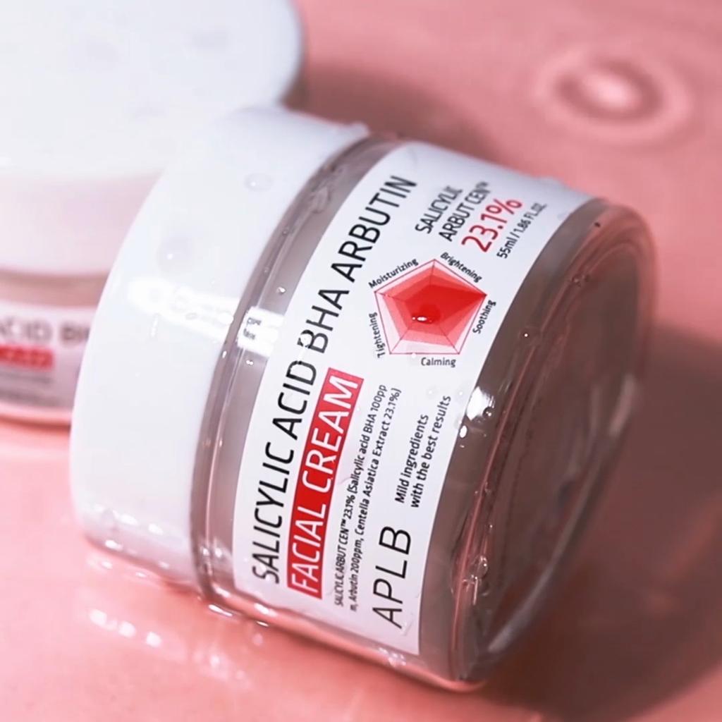APLB Крем для лица с салициловой кислотой BHA и арбутином 55 мл