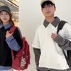 Винтажный клетчатый рюкзак большой вместимости, легкий школьный рюкзак для учеников средней школы