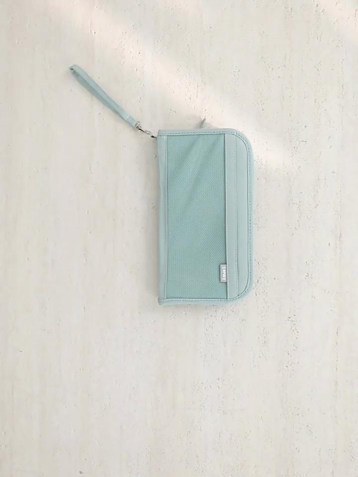 RFID Passport Wallet for Women and Men, Card Holder Air Ticket Passport Case for Travel Document Holder for Family Organizer Bag