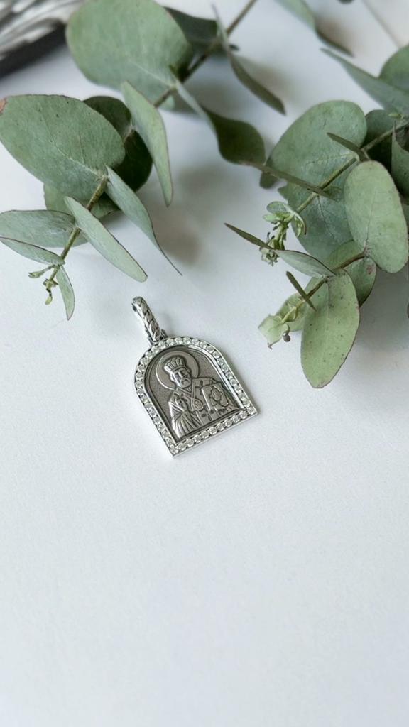 Серебряная подвеска с фианитами (2156208)