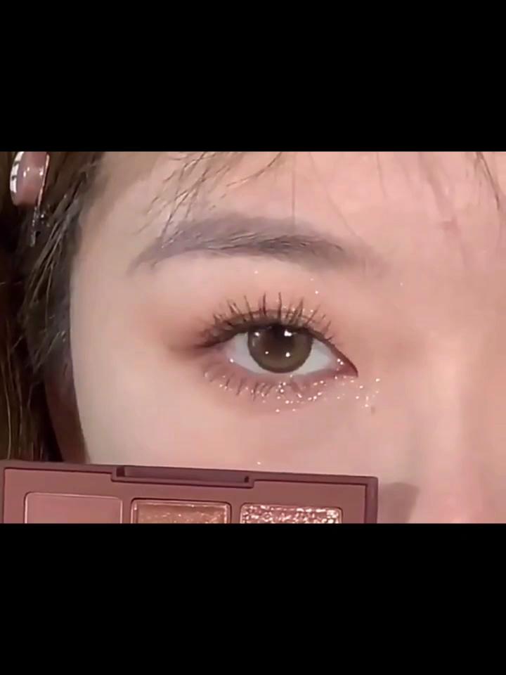 Шоколадная девятицветная водостойкая палитра теней для век, натуральный трехмерный спящий шелкопряд, контурный лоток для теней для век, матовый жемчуг, стойкий макияж