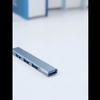 Док-станция расширения USB3.0, док-станция расширения HUB, многофункциональный компьютерный разветвитель «один на четыре», расширитель Typec