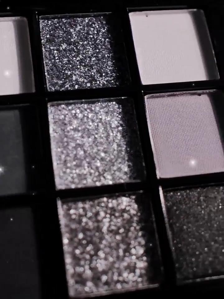 Черный лебедь 9 цветов палитра теней для век дымчатый панк стиль светло-серый темно-серебристый крутой жемчужный и мерцающий макияж теней для век