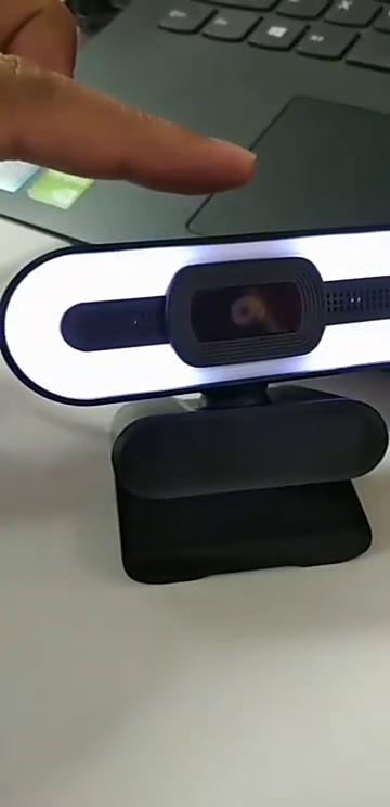 4K USB Plug and Play Webcam with Built-in Microphone Lighting for Live Stream Video Call Video