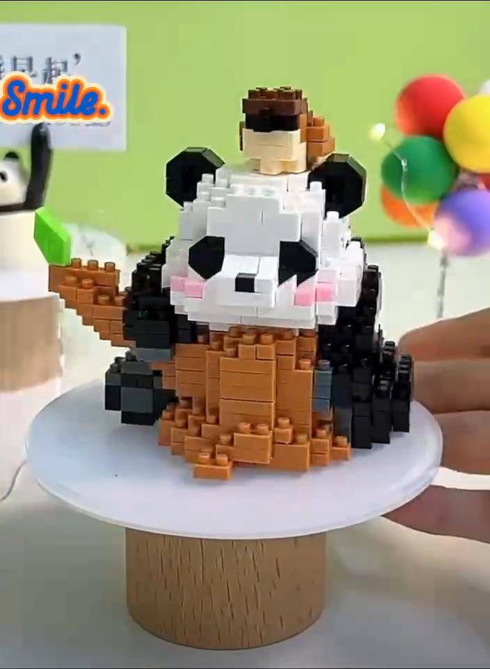 Children's Building Blocks Panda Toys Good Guy