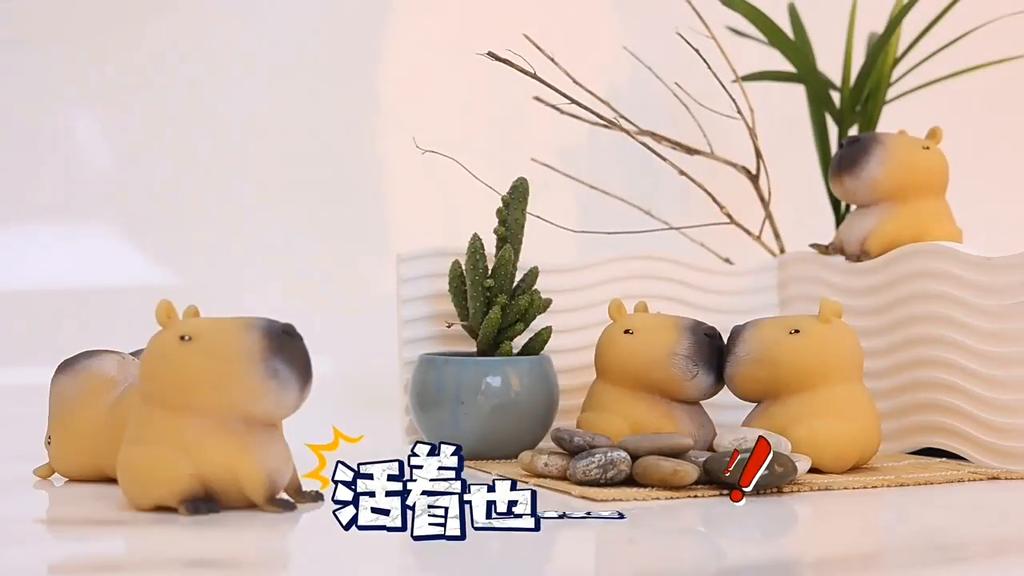 Игрушки для снятия стресса Squeeze Stress Relief Toys Capybara Fidget Toy, выдвижная игрушка, сенсорные игрушки для СДВГ, аутизма - игрушка для снятия стресса на день рождения