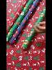 10M/roll Kraft Christmas Wrapping Paper Cartoon Santa Claus Elk Gift Box Packaging Material New Year Xmas Party Diy Decoration