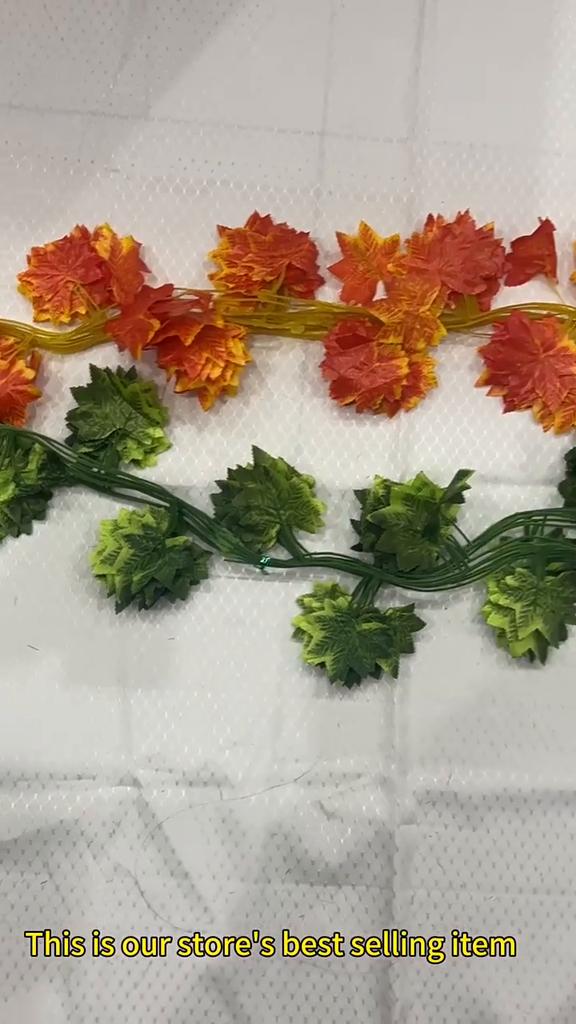 Гирлянда-гирлянда на батарейках, красный кленовый лист, декоративная лампа на День Благодарения, сказочная гирлянда для дома, праздничное освещение для вечеринок