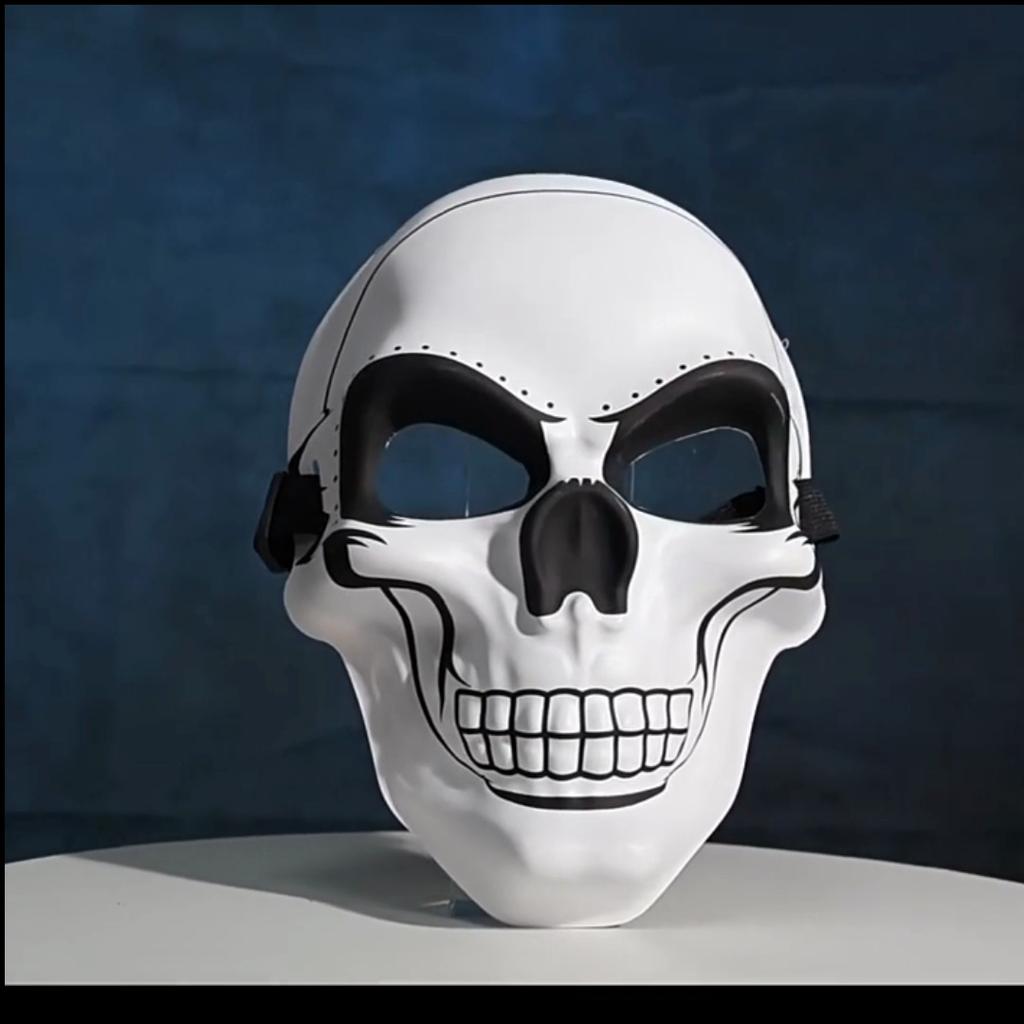 Halloween Horror Mask White Skull Masquerade Holiday Party Performance Mask