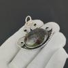 Серебряный кулон с натуральным драгоценным камнем «кровь дракона» из серебра 925 пробы — дизайн ручной работы, повседневное украшение, подарок на помолвку