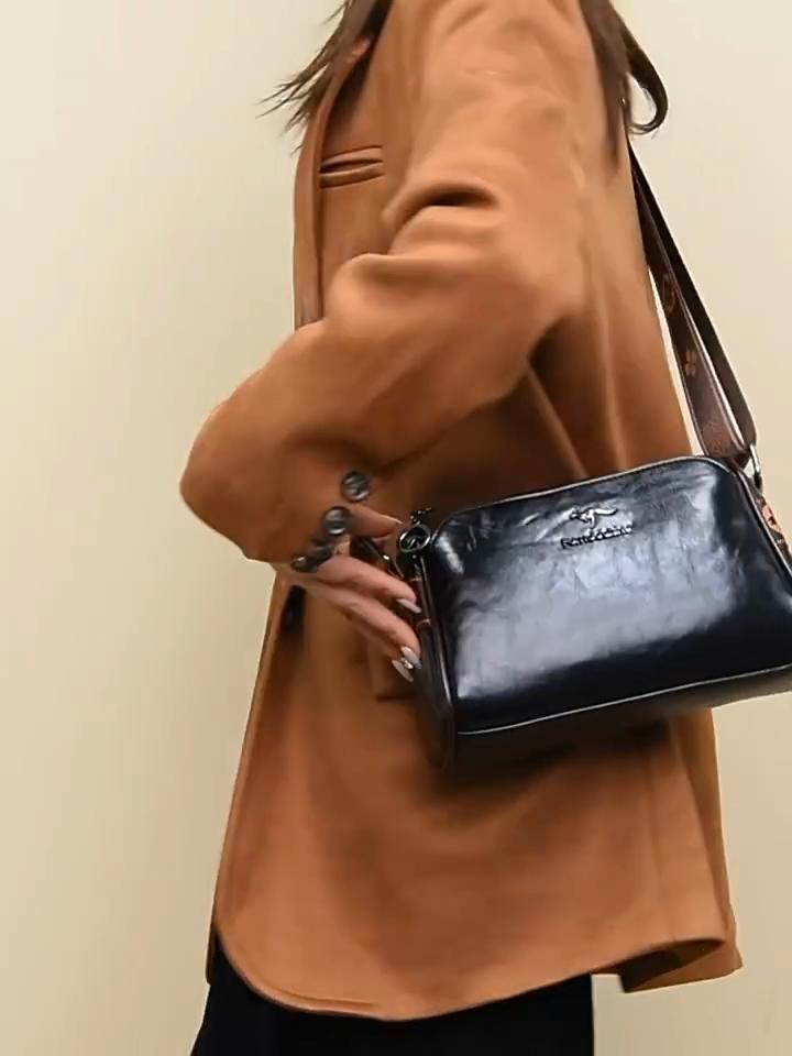 New Genuine High Quality Soft PU Leather Luxury Purses Crossbody Bag Designer Brand Ladies Shoulder Crossbody Bags 2024