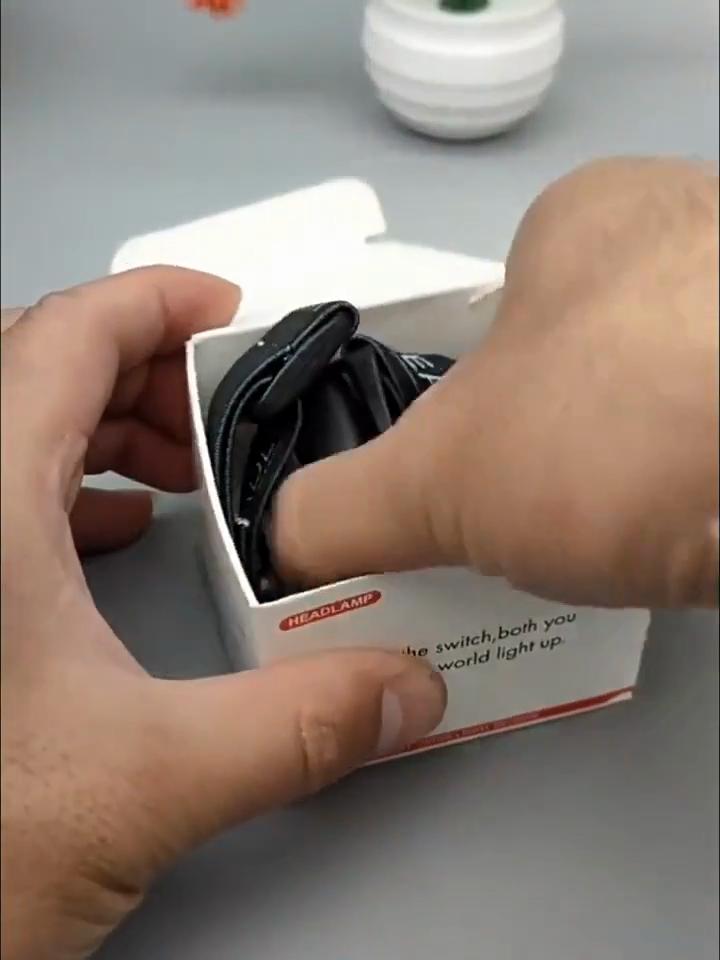 Спортивный налобный фонарь, перезаряжаемый через USB, налобный фонарь с ярким лучом, автоматический переключатель в 3 режимах, для кемпинга, рыбалки и аварийных ситуаций