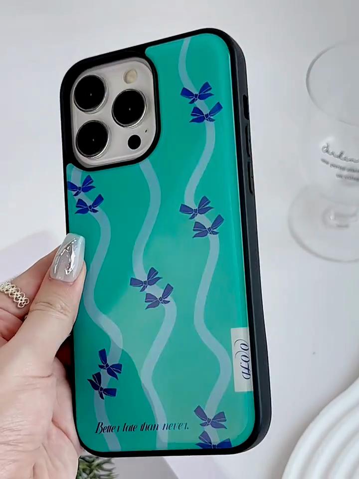 Чехол для iPhone из смолы с защитой от падений и художественным дизайном для HUAWEI mate60pro с изумрудным волнистым узором