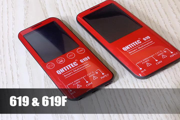 QHTITEC цифровой мультиметр умный тестер электрика T-RMS DC AC напряжение емкость Ом Гц NCV профессиональный мультитестер