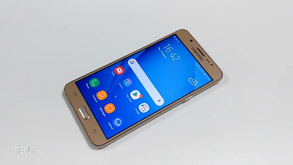 Восстановленный Samsung Galaxy J7(2016) J710F Dual Sim 5,5 дюйма 2 ГБ ОЗУ 16 ГБ ПЗУ LTE 4G Смартфон с отпечатком пальца
