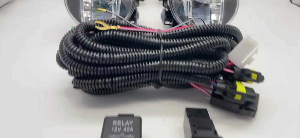 1 Set Fog Lights Headlight For Toyota YARIS 2014 2015 2016 2017 LED Fog Lights Car Fog Lamp Kit With Harness Bulb Switch