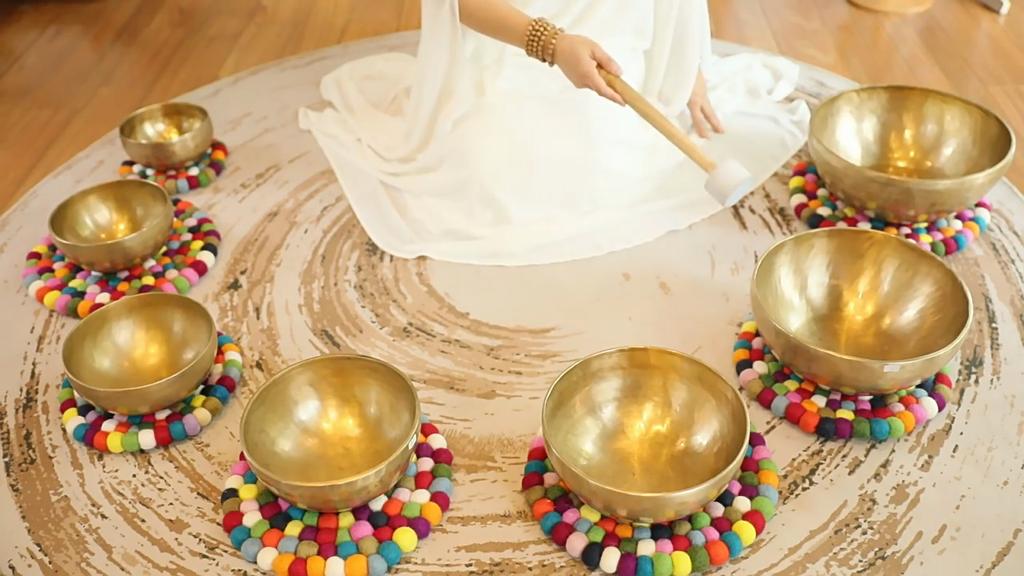 Тибетская поющая чаша ручной работы для занятий йогой, медитацией, духовностью, аксессуары, Непальская поющая чаша, инструмент для исцеления звуком, декоративные