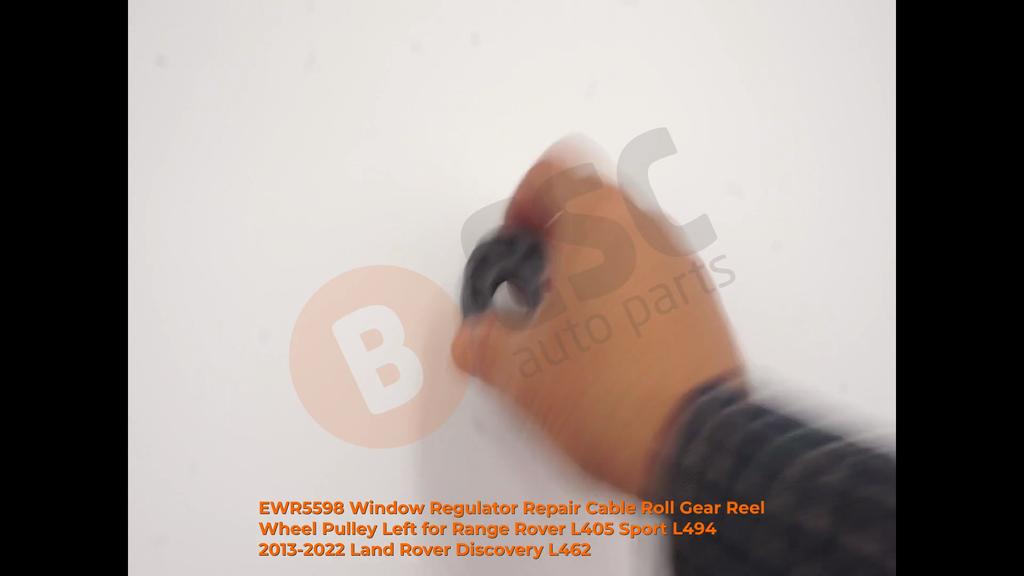 EWR5598 Electric Window Lifter Regulator Repair Cable Roller Cog Gear Wheel Left Door for Range Rover L405 Sport L494 2013-2022