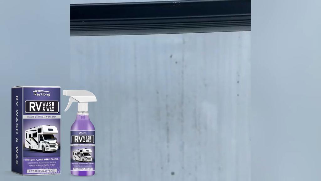 RAYHONG RV Cleaning Solution One-step Cleaning Easily Removes Stains, Shines Like New, UV Protection Coating Agent 100ml