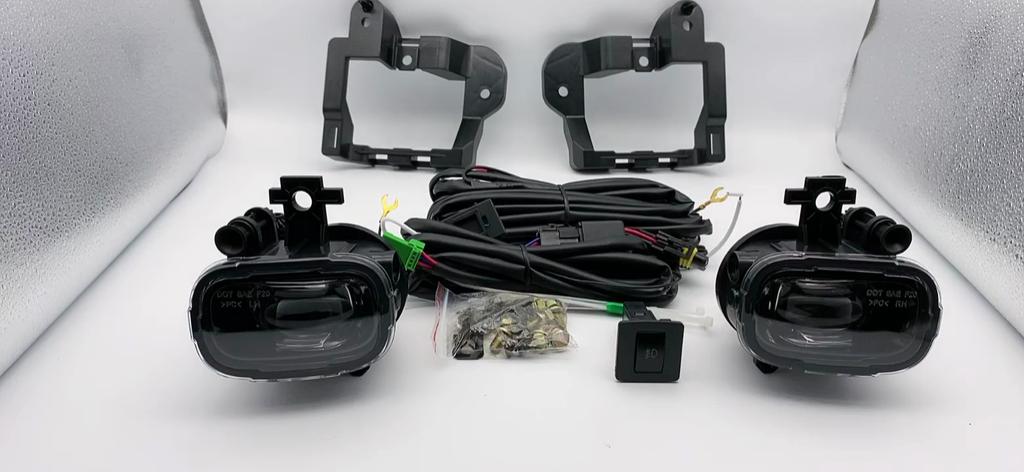 Передняя фара бампера Дневной ходовой свет Светодиодная противотуманная фара в сборе с комплектом жгута проводов для Nissan X-trail Frontier Rogue 2021 2022 2023