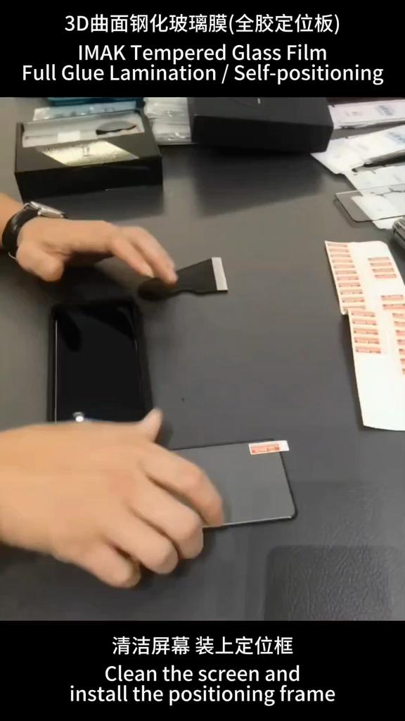 For Realme 14 Pro Plus 5G Glass IMAK 3D Curved Full Screen Tempered Glass Film