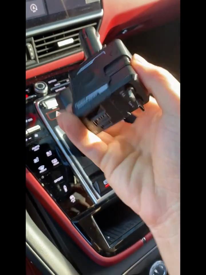 Автомобильное зарядное устройство USB мощностью 48 Вт с 4 портами и вращающейся на 180° головкой — универсальная быстрая зарядка для iPhone/Samsung/Xiaomi